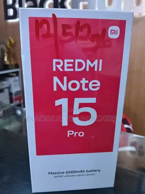 New Xiaomi Redmi Note 15 Pro 512 GB Black