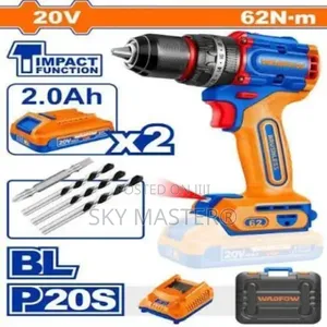 Wadfow Brushless Cordless Impact Drill