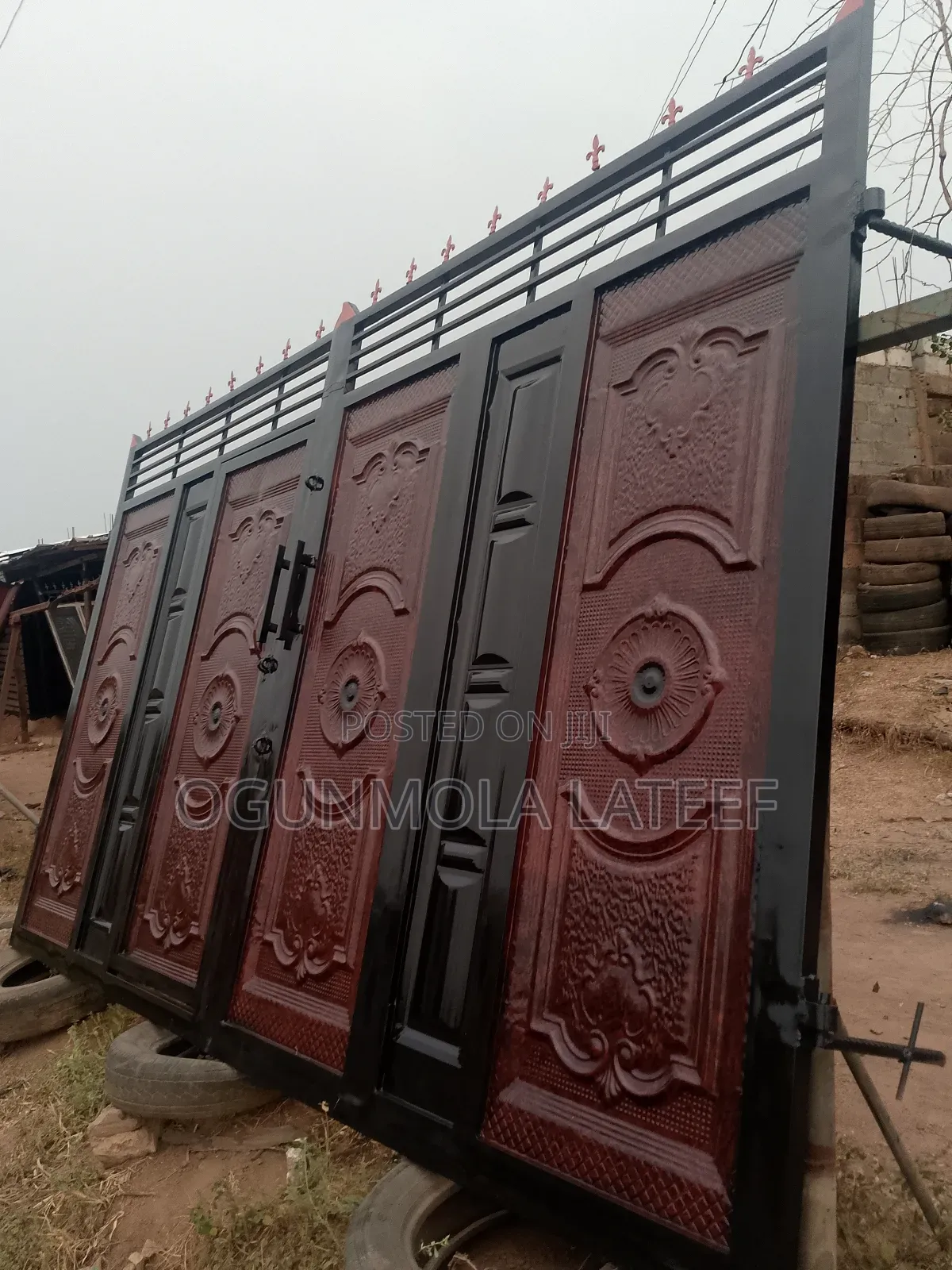 Fineless Iron Gate Open Door