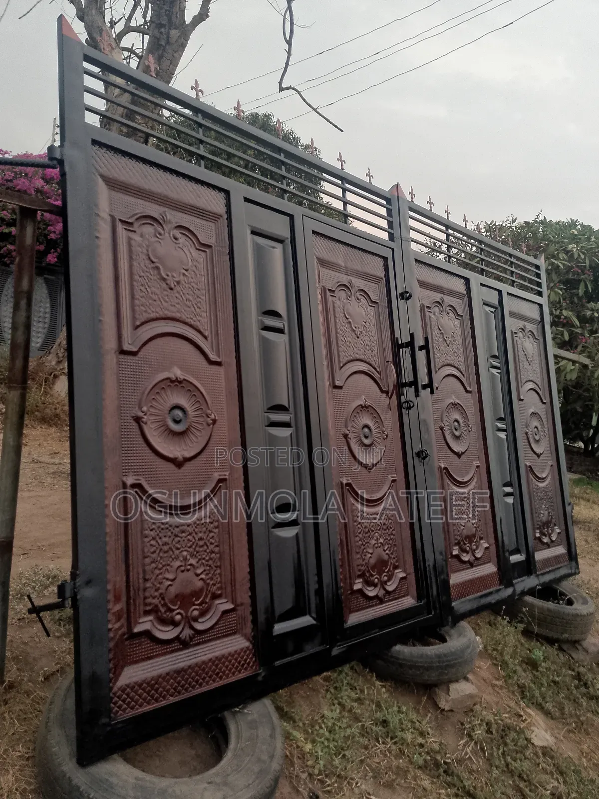 Fineless Iron Gate Open Door