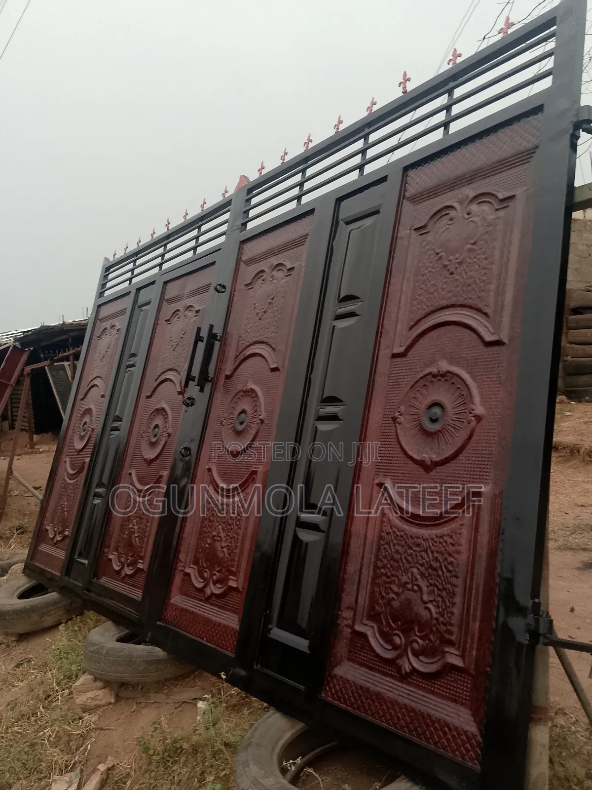 Fineless Iron Gate Open Door