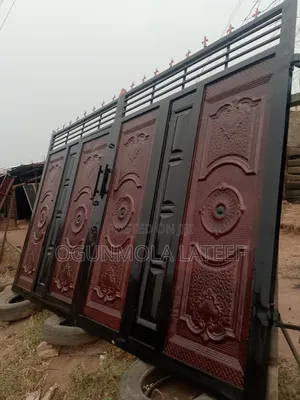 Fineless Iron Gate Open Door