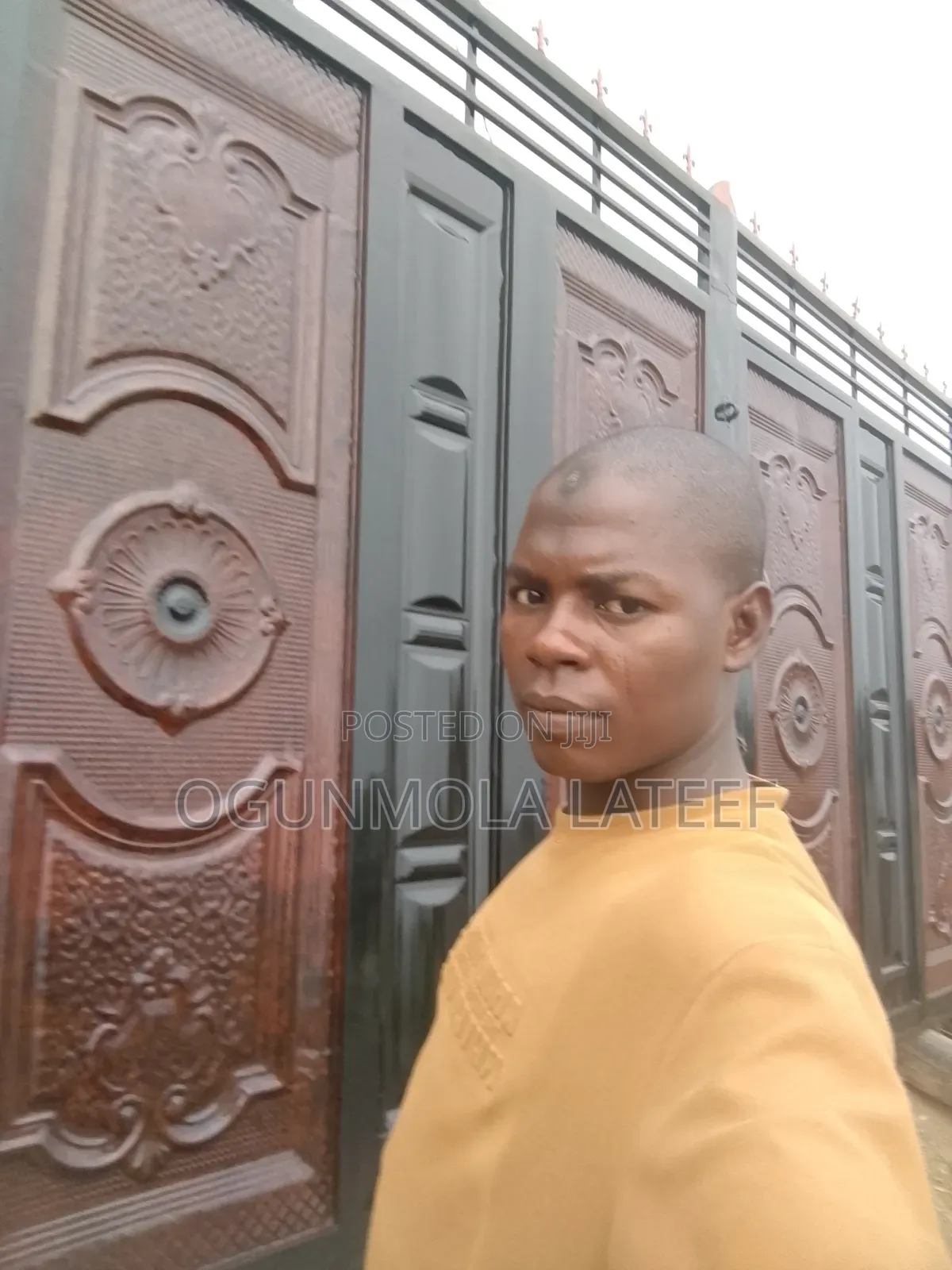 Fineless Iron Gate Open Door