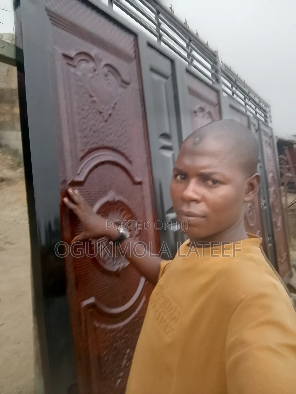 Fineless Iron Gate Open Door
