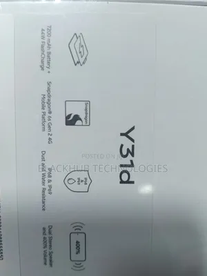 New Vivo Y31 128 GB Gray