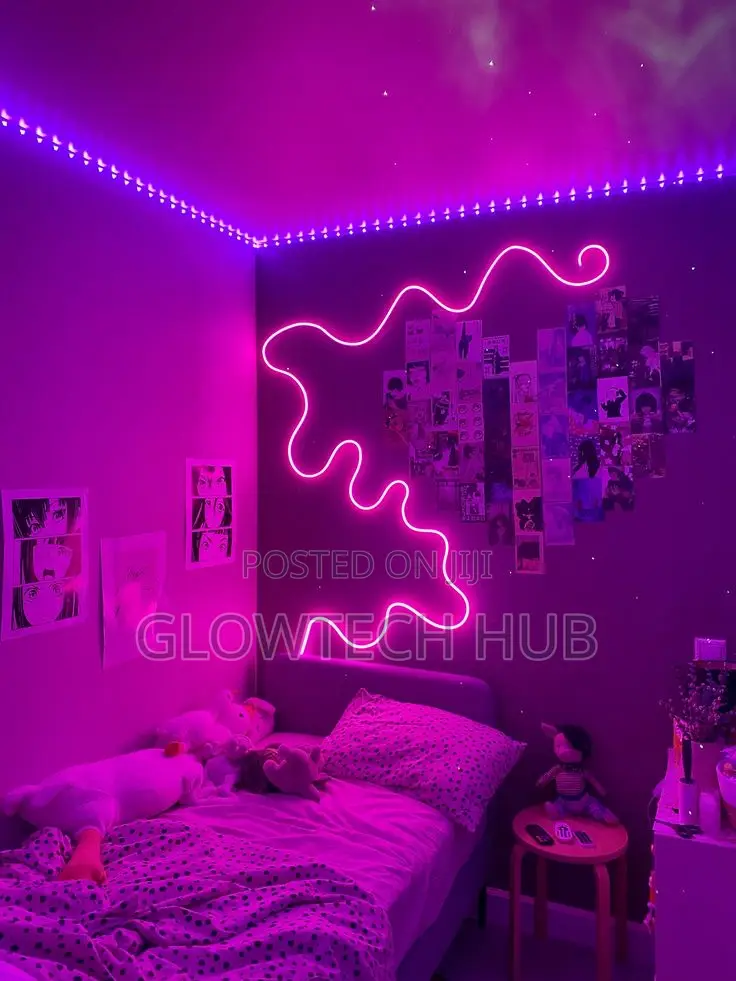 Bedroom Neon Lights Decorating