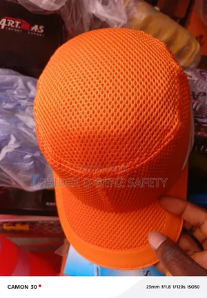 High Visibility Safety Bump Cap Orange