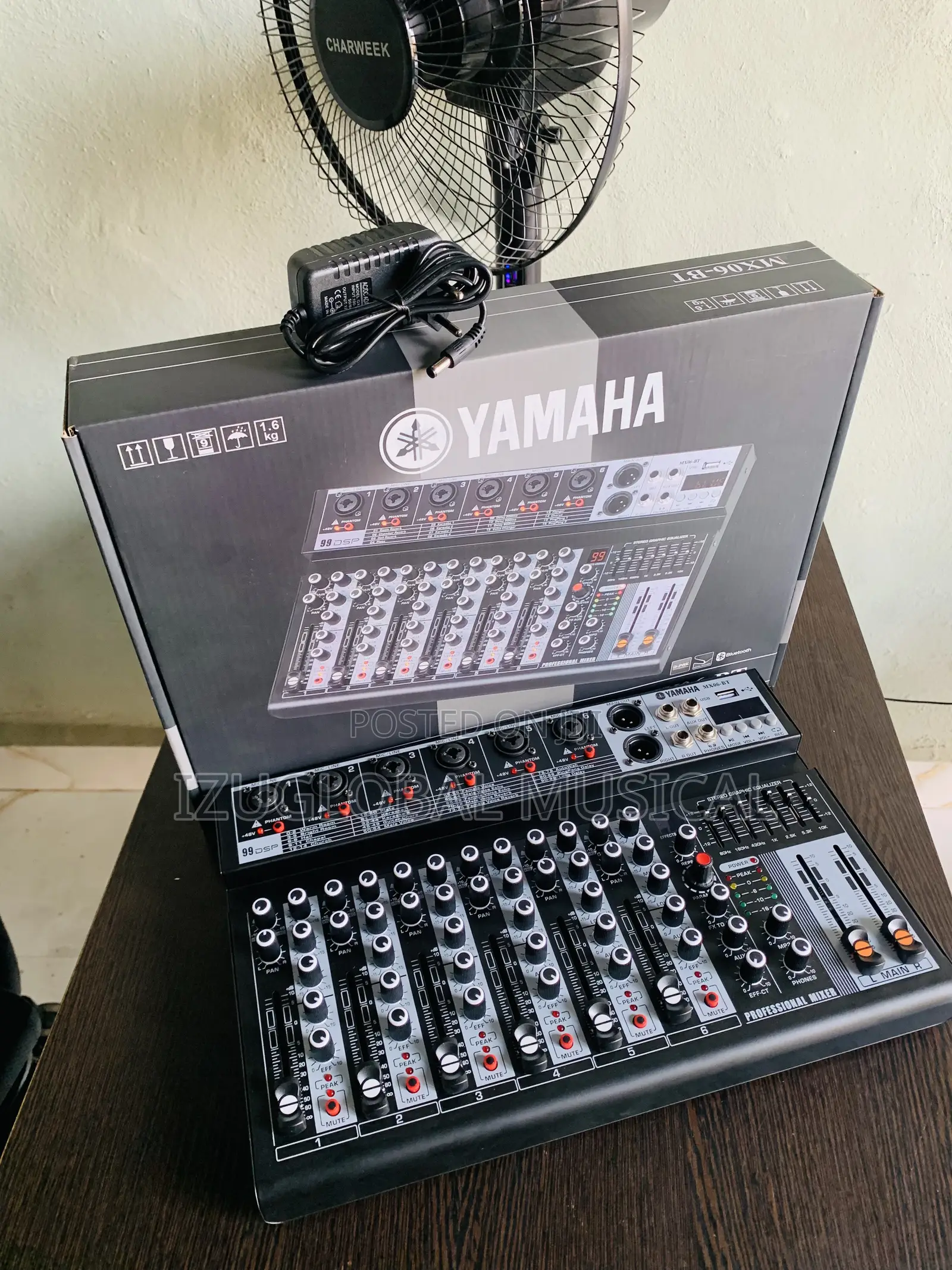 Yamaha Mx06-Bt Mixer Console With Equalizer