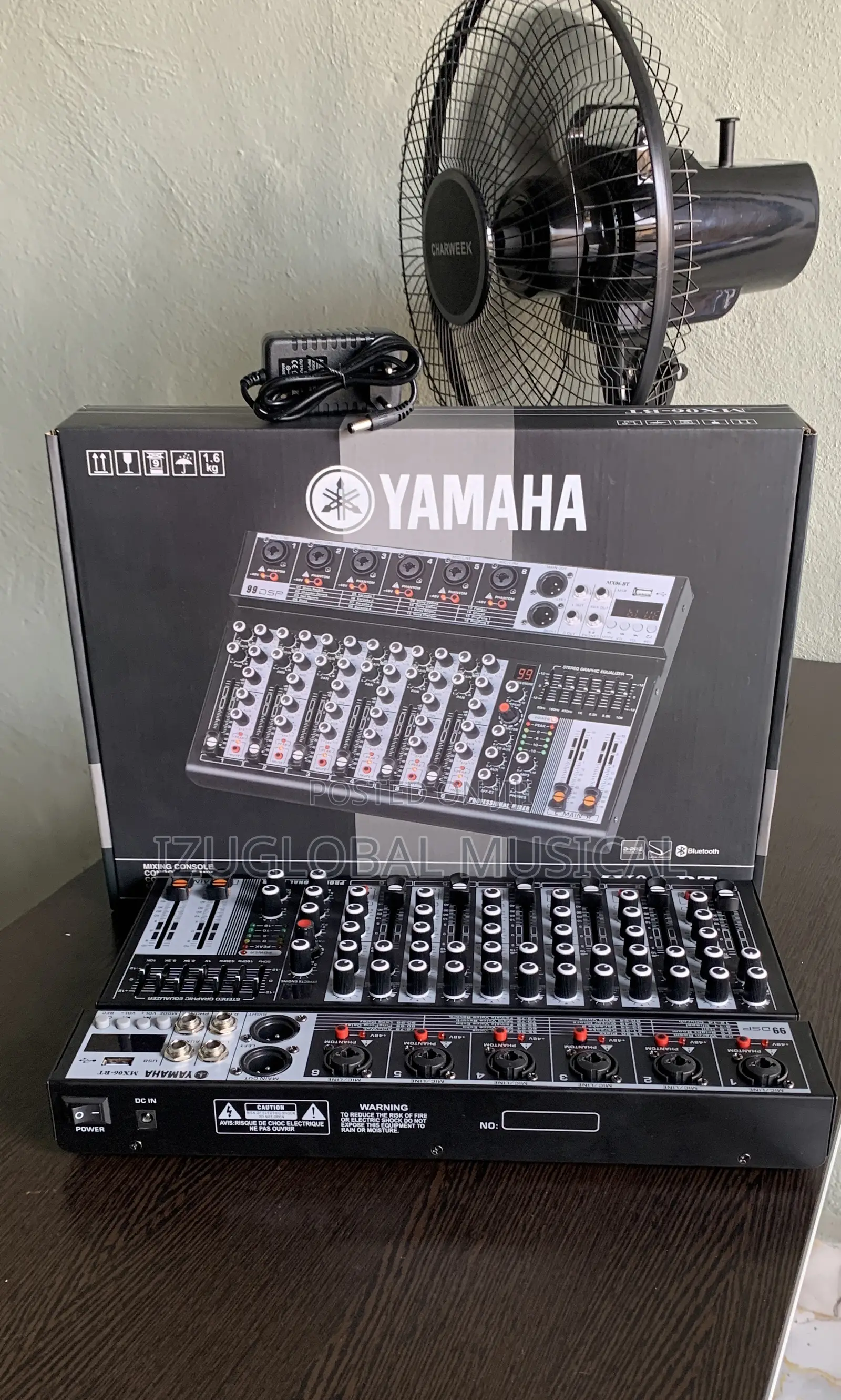 Yamaha Mx06-Bt Mixer Console With Equalizer