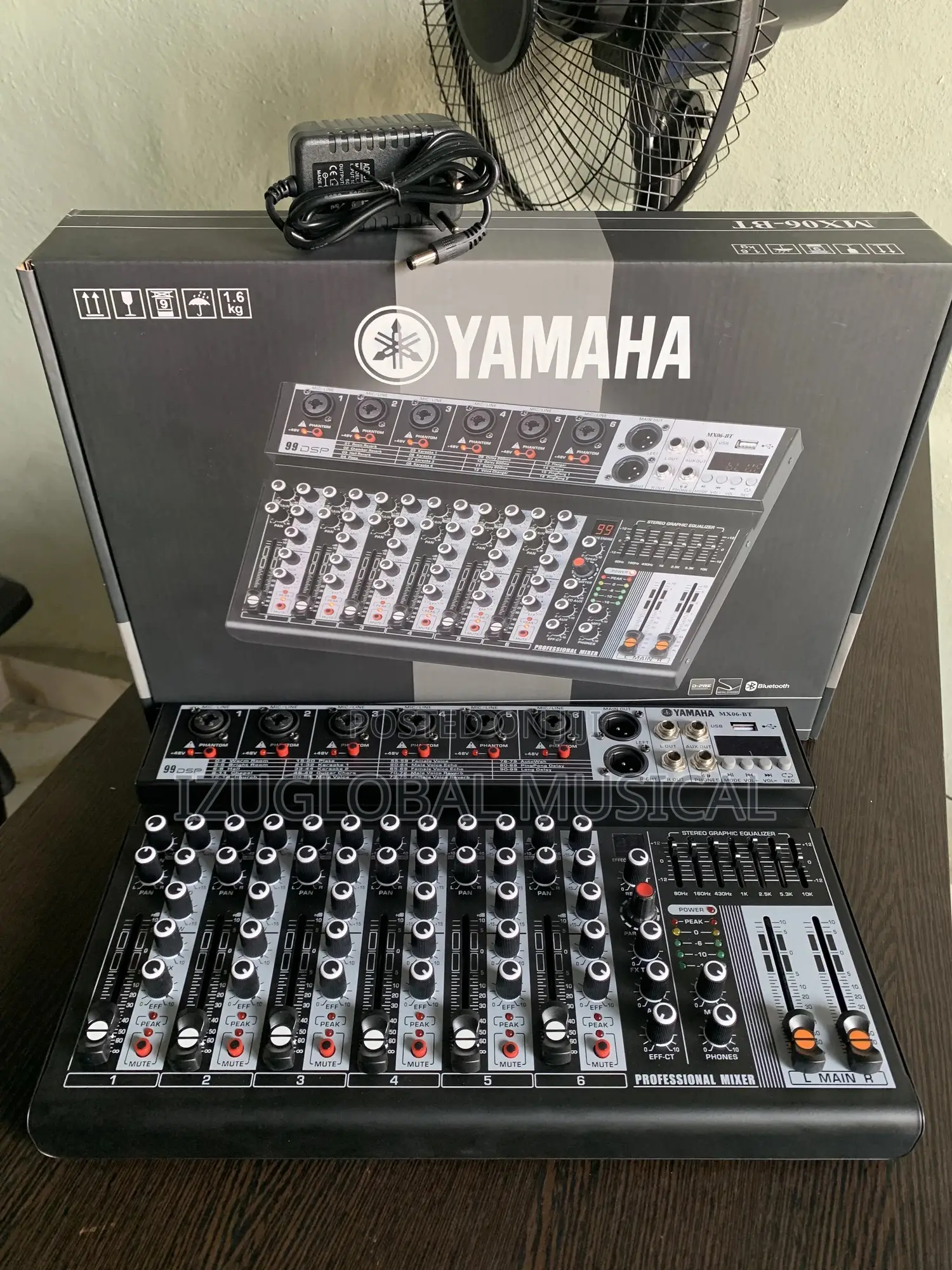 Yamaha Mx06-Bt Mixer Console With Equalizer