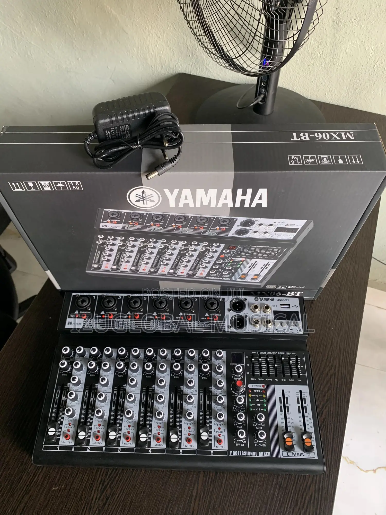Yamaha Mx06-Bt Mixer Console With Equalizer