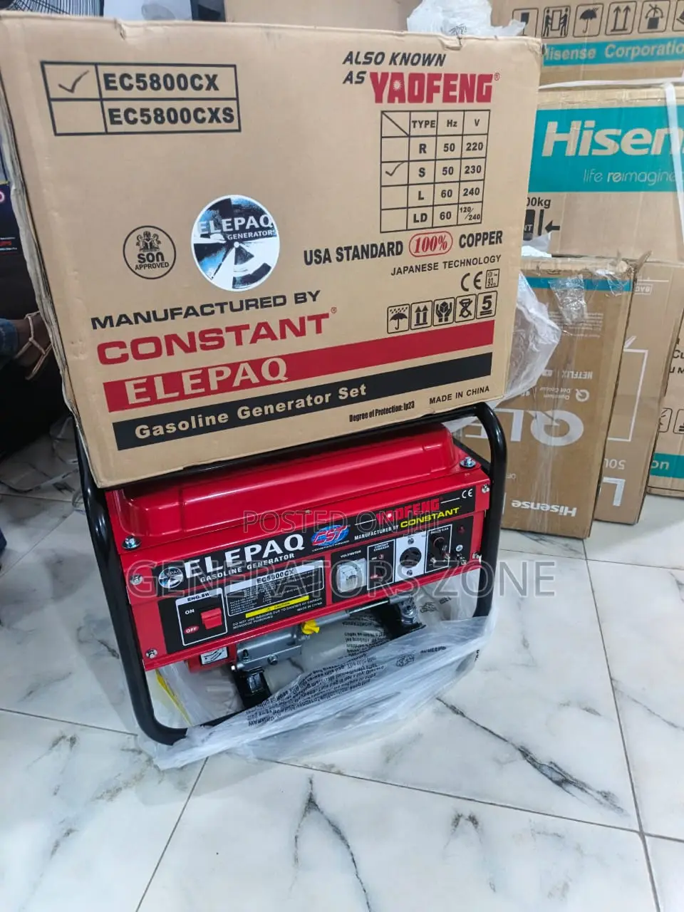 Ec5800cx Constant 3.5kva Energy Generator