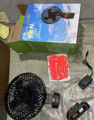 Lithium Rechargeable Battery Fan With Single and Double Battery