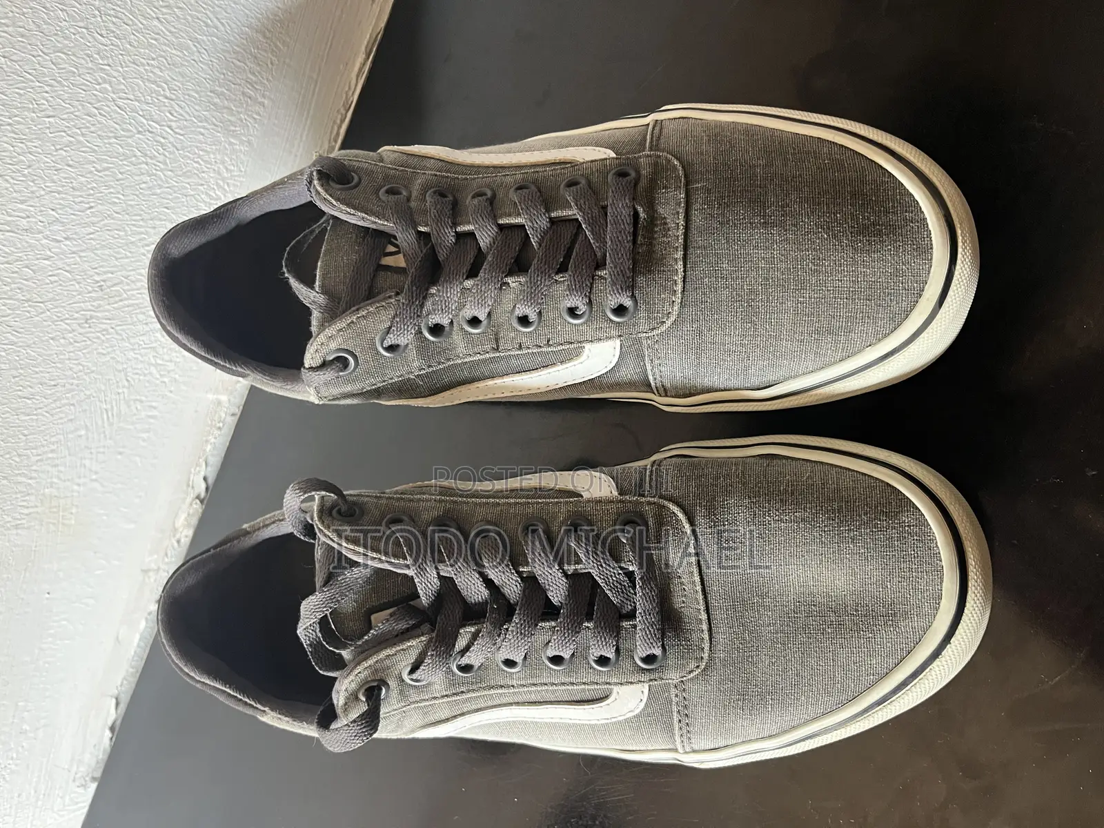 Grey Vans Shoe