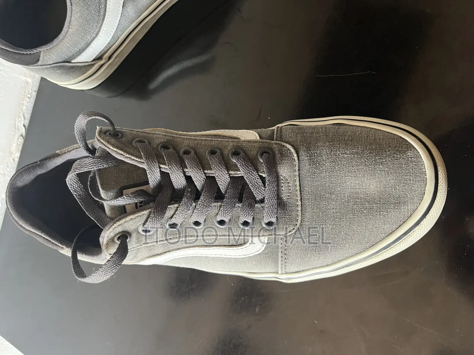 Grey Vans Shoe