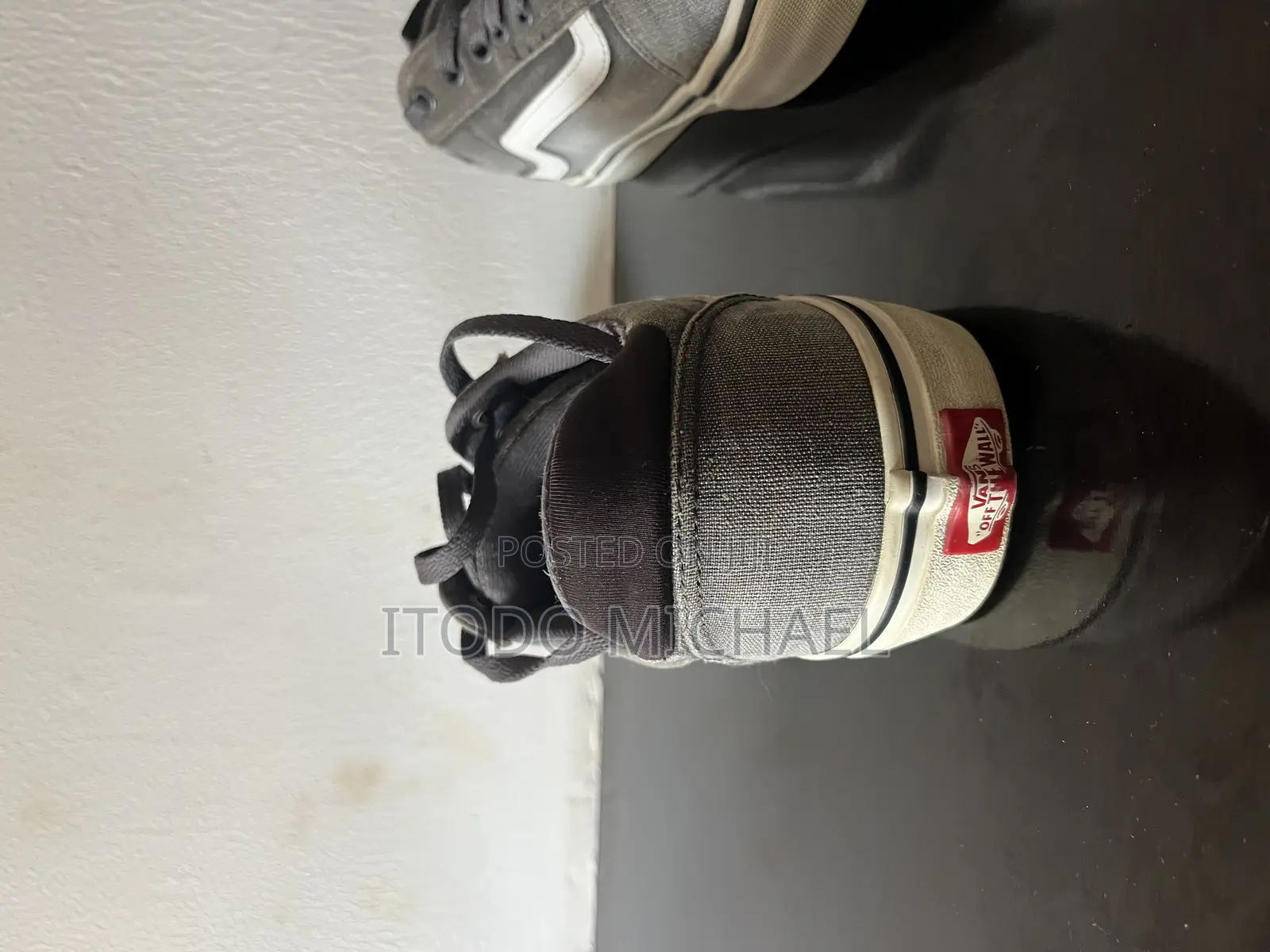 Grey Vans Shoe