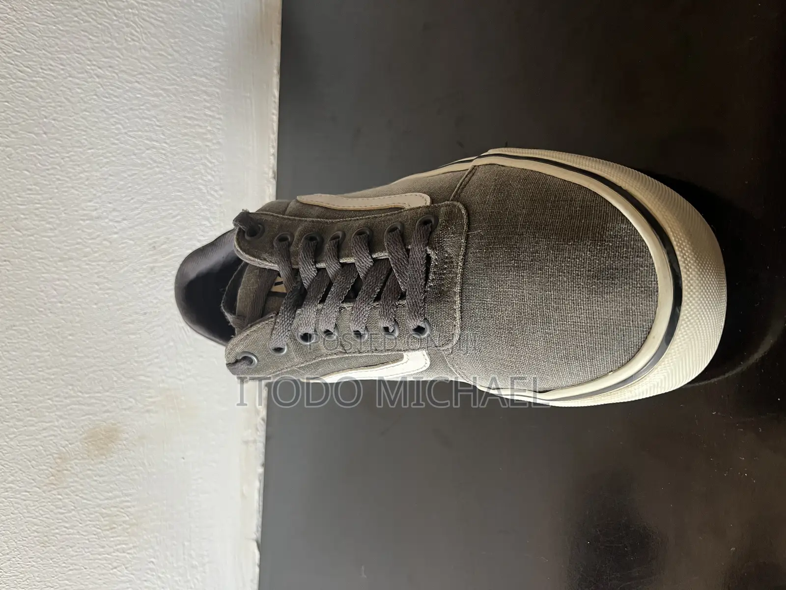 Grey Vans Shoe