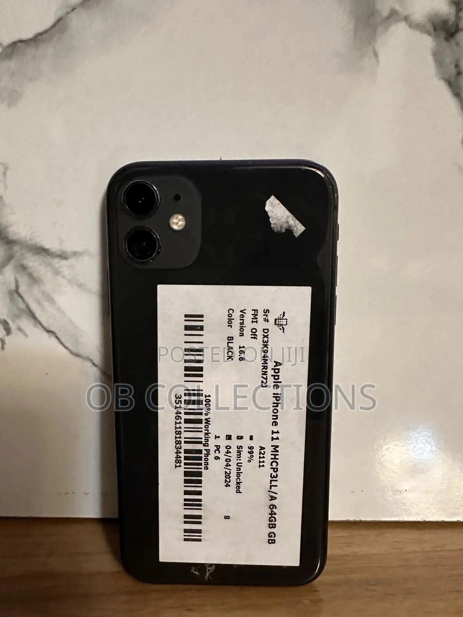 Apple iPhone 11 64 GB Black