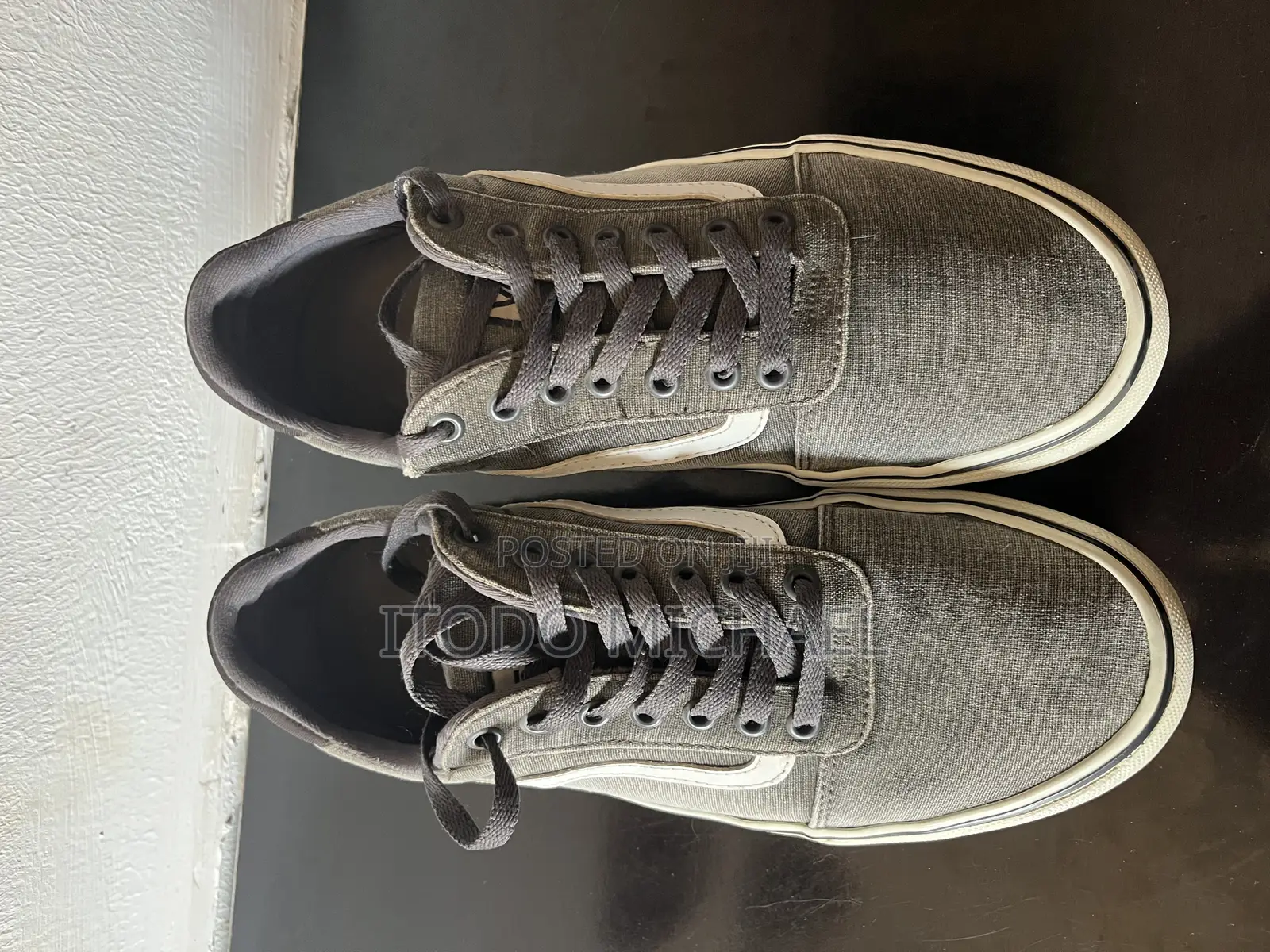 Grey Vans Shoe