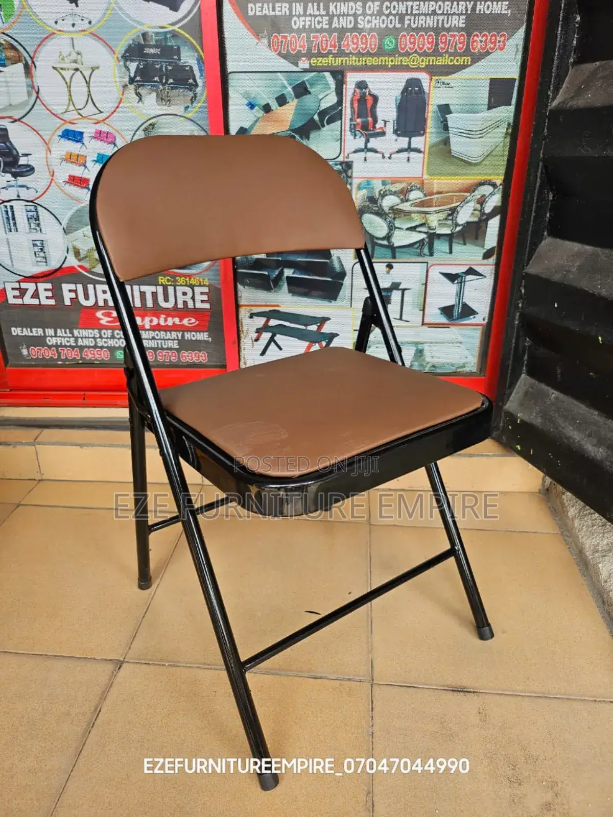Cushioned Folding Chair