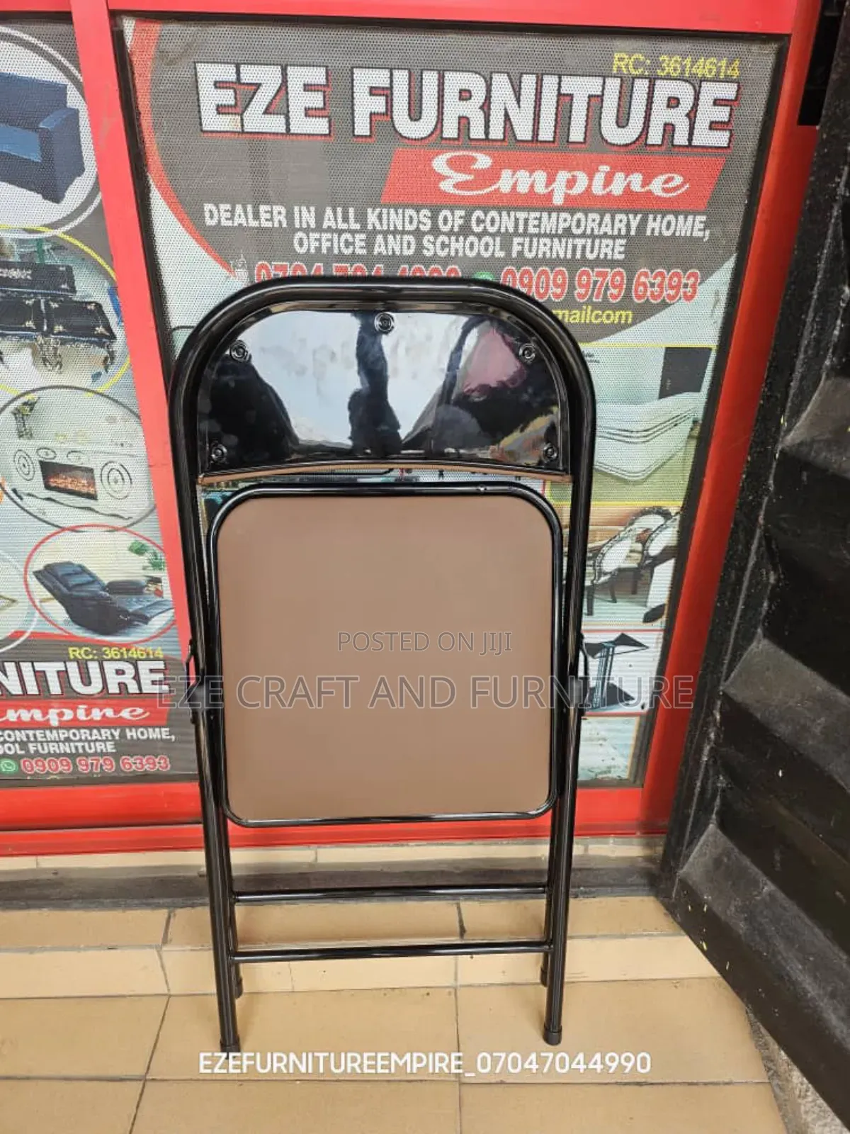 Cushioned Folding Chair