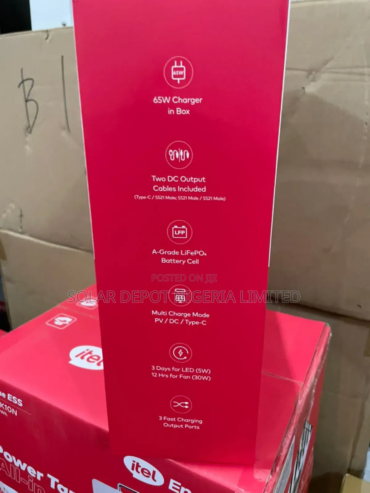 Itel 130w Portable Power Station