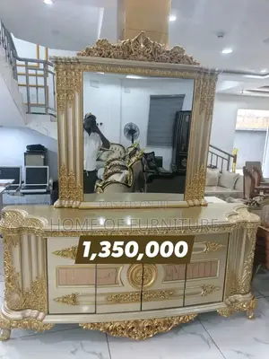 Royal Console Mirror – Elegant Entryway Table With Mirror Set –