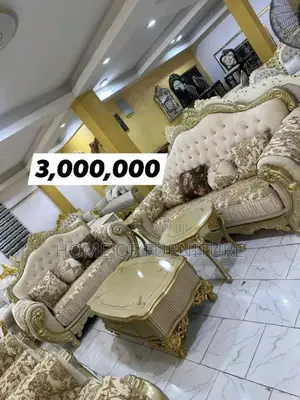 Complete Royal Sofas and Centre Table Set–Luxury Living Room Furniture