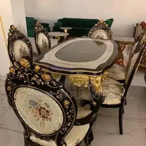 Royal 6-Seater Dining Set – Luxury Dining Table With 6 Chairs