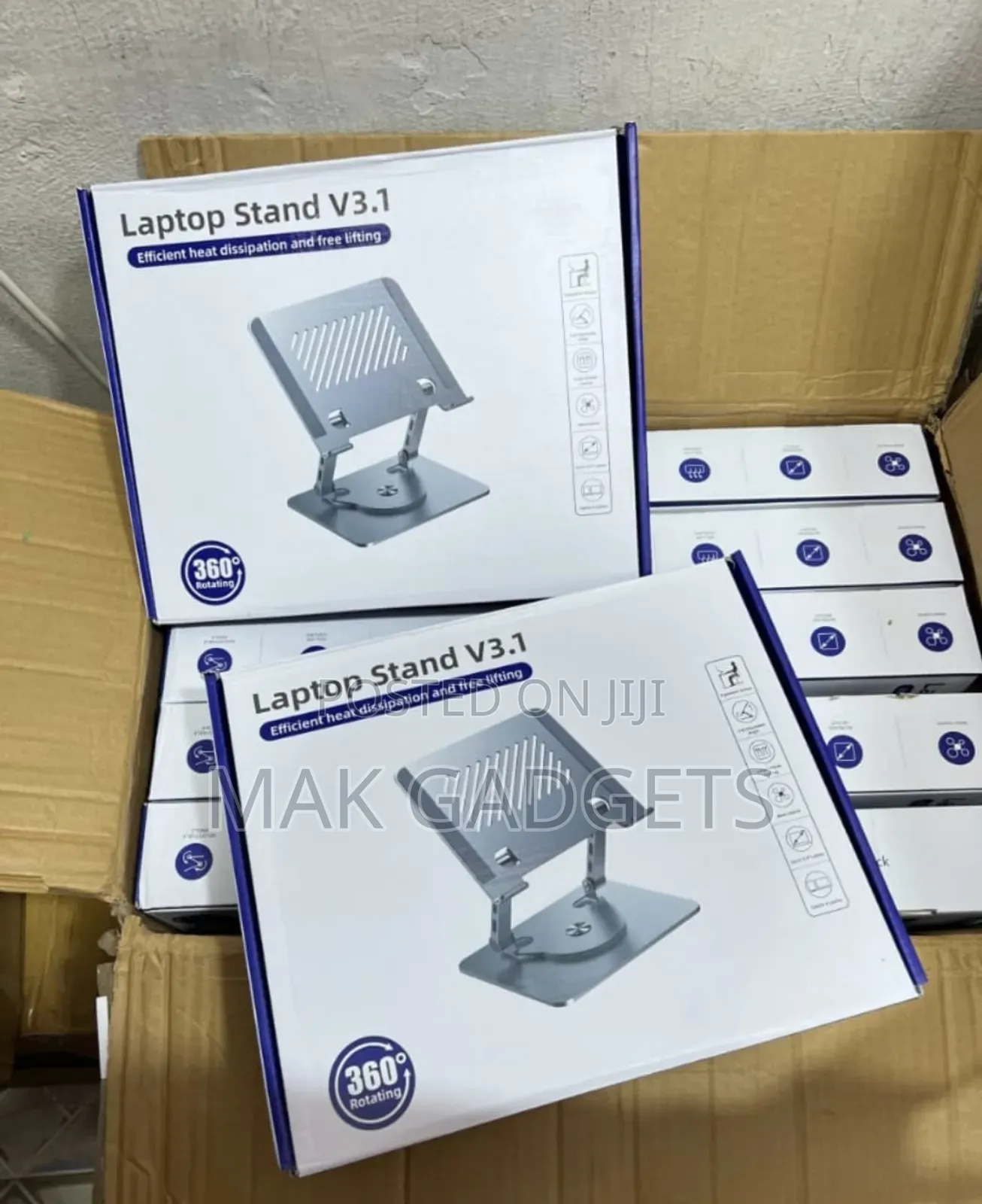 Laptop Stand With 360* Rotating Base V3.1