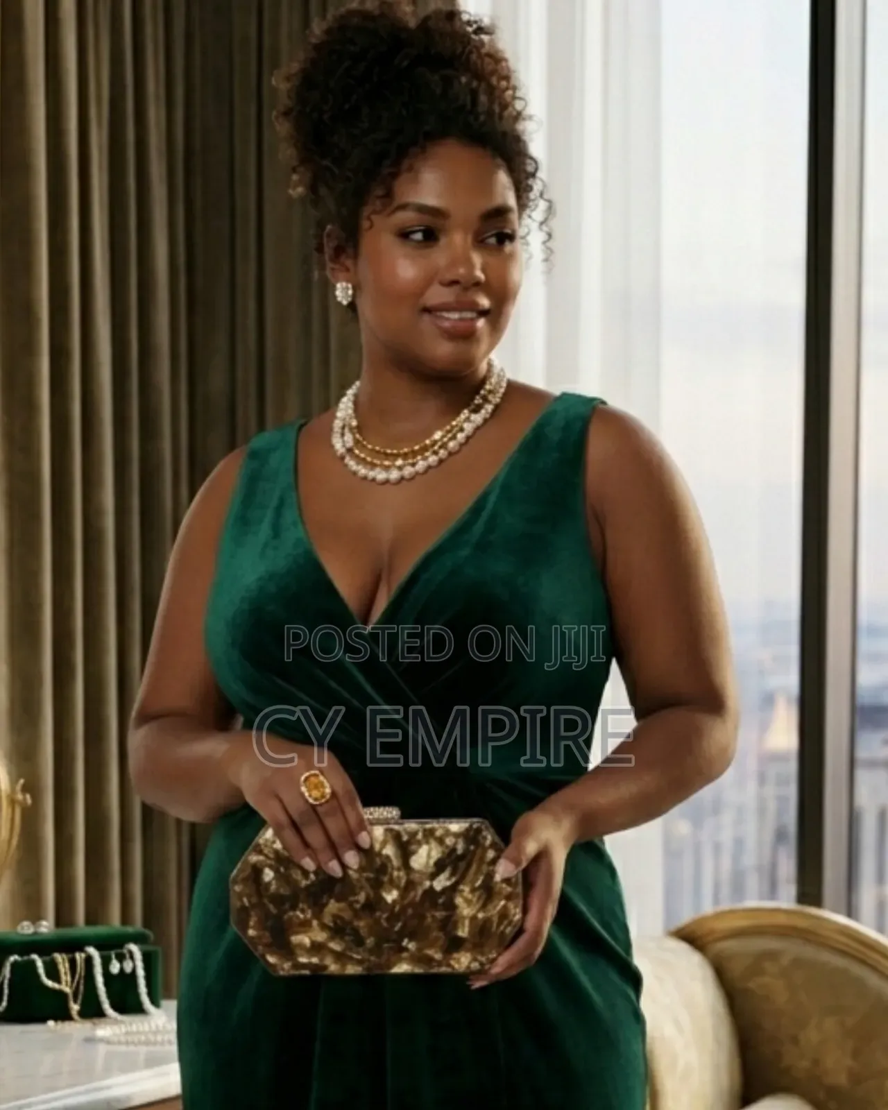 Tortoiseshell Acrylic Clutch