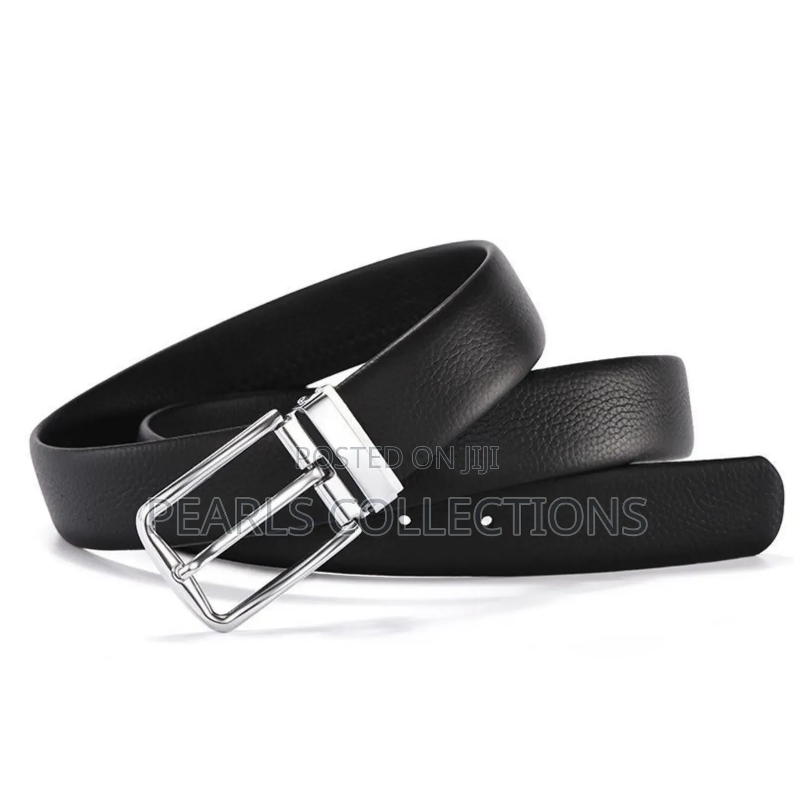 High Quality Leather Black Belt