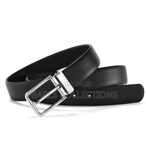 High Quality Leather Black Belt