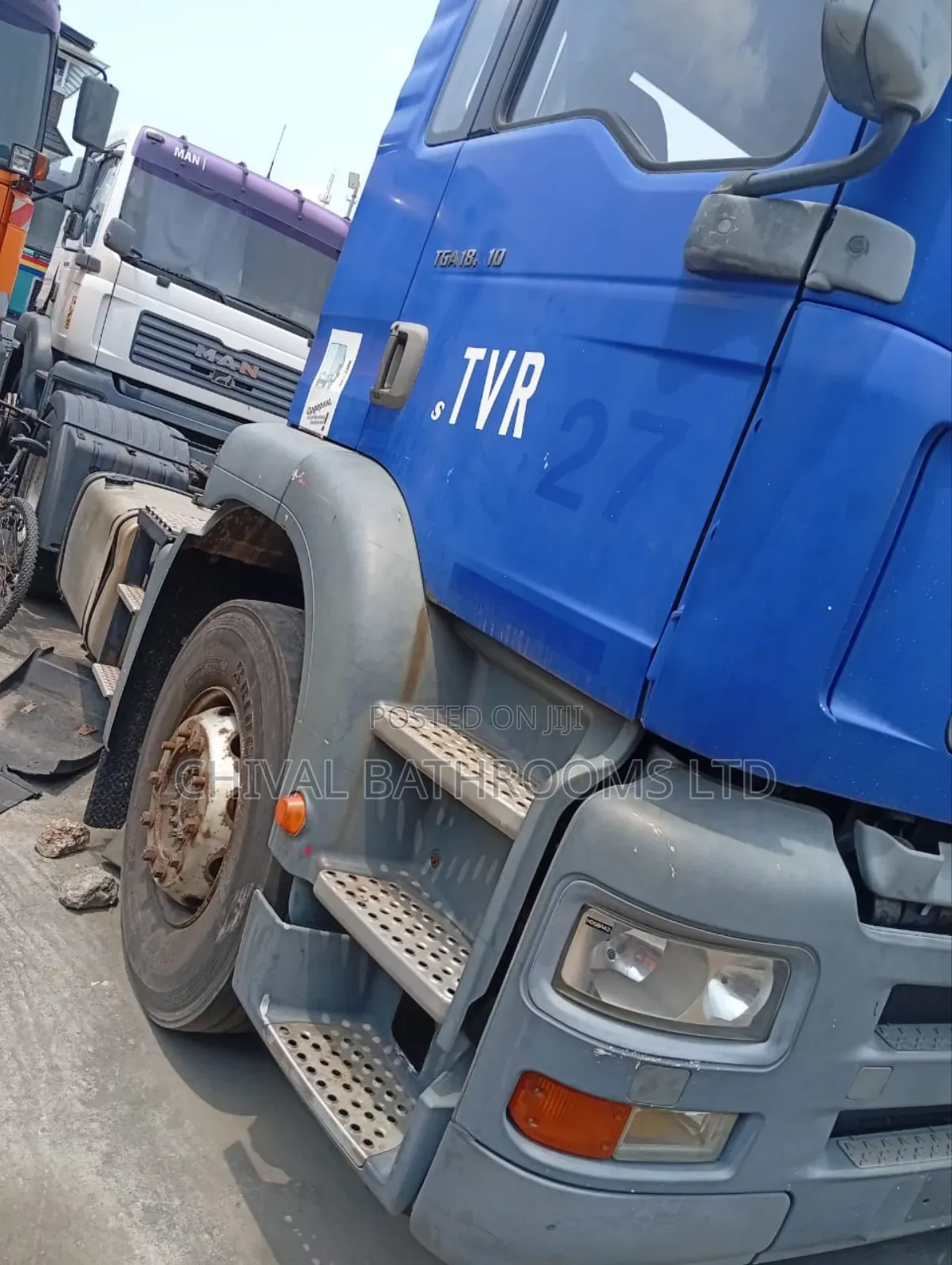 Man Tga 6 Tyres Truck Head Manual Injector