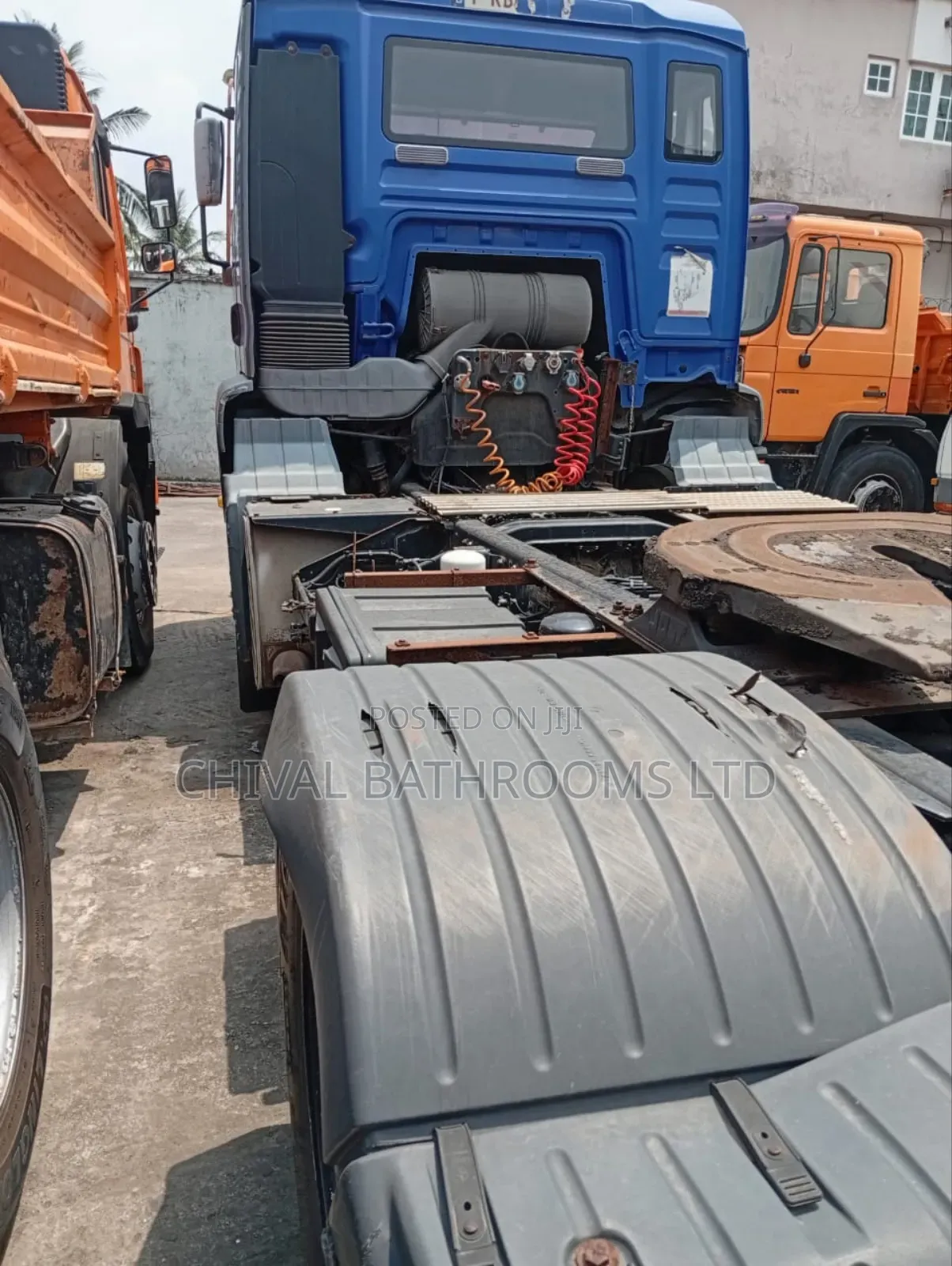 Man Tga 6 Tyres Truck Head Manual Injector