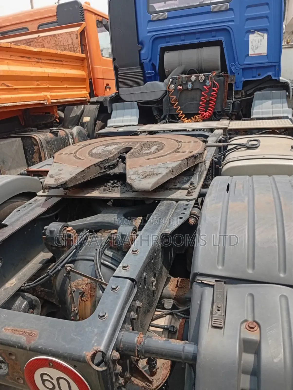 Man Tga 6 Tyres Truck Head Manual Injector