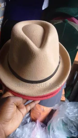Men Cotton Jazz Fedora Hat Trendy Short Brim Performance Hat