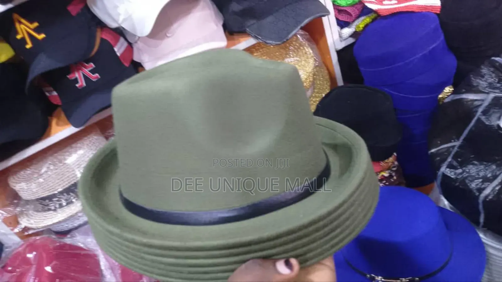 Men Cotton Jazz Fedora Hat Trendy Short Brim Performance Hat