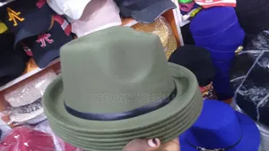 Men Cotton Jazz Fedora Hat Trendy Short Brim Performance Hat
