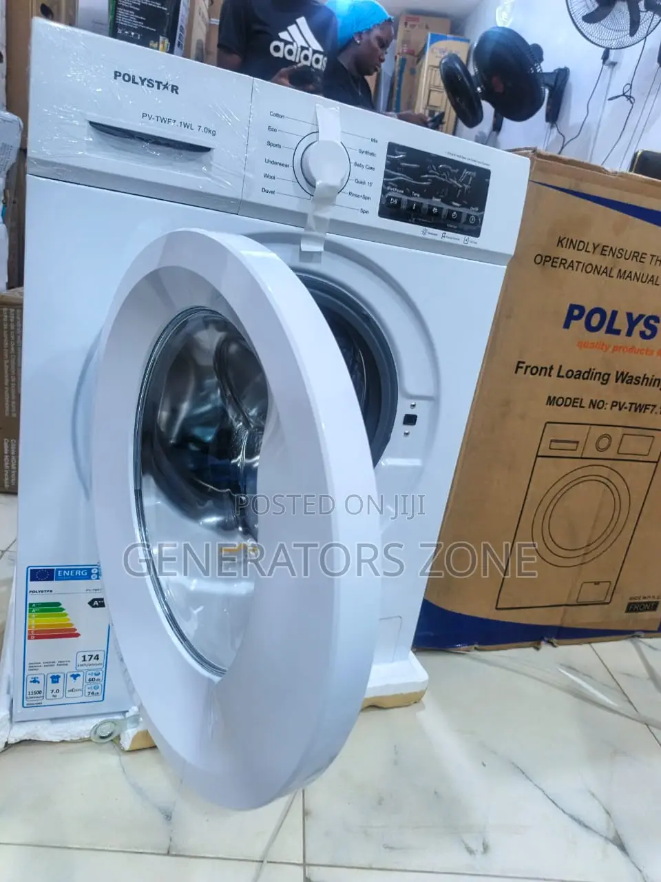 Polystar Pv-Twf7-1w White Automatic Washer