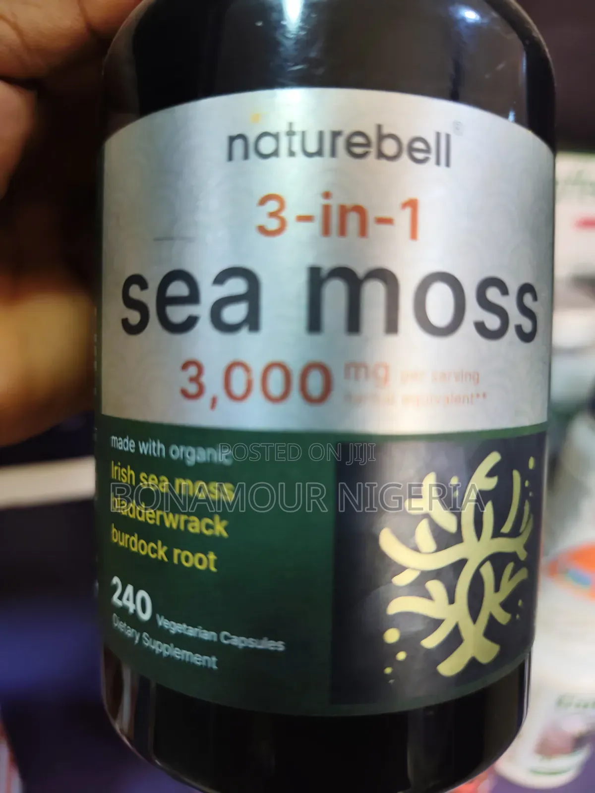 Naturebell 3in1 Sea Moss 3000mg X 240