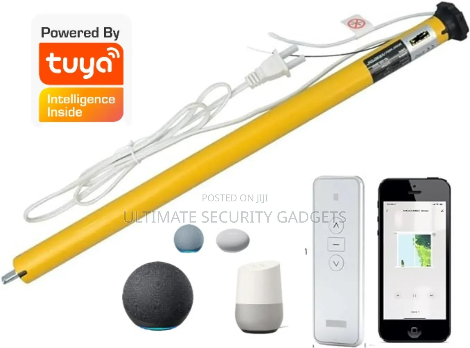 Wifi Tuya Smart Tubular Blind Motor With Remote Control