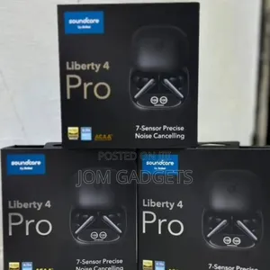 Soundcore Liberty 4 Pro Wireless Earbuds by Anker.