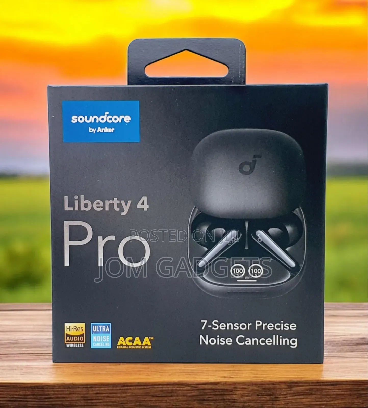 Soundcore Liberty 4 Pro Wireless Earbuds by Anker.