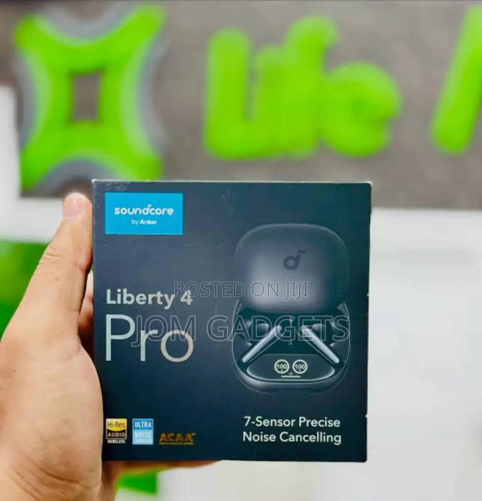 Soundcore Liberty 4 Pro Wireless Earbuds by Anker.