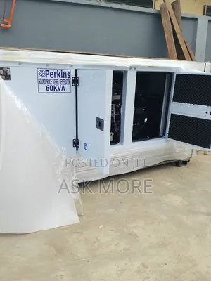 Perkins 60kva Soundproof Generator With Control Panel