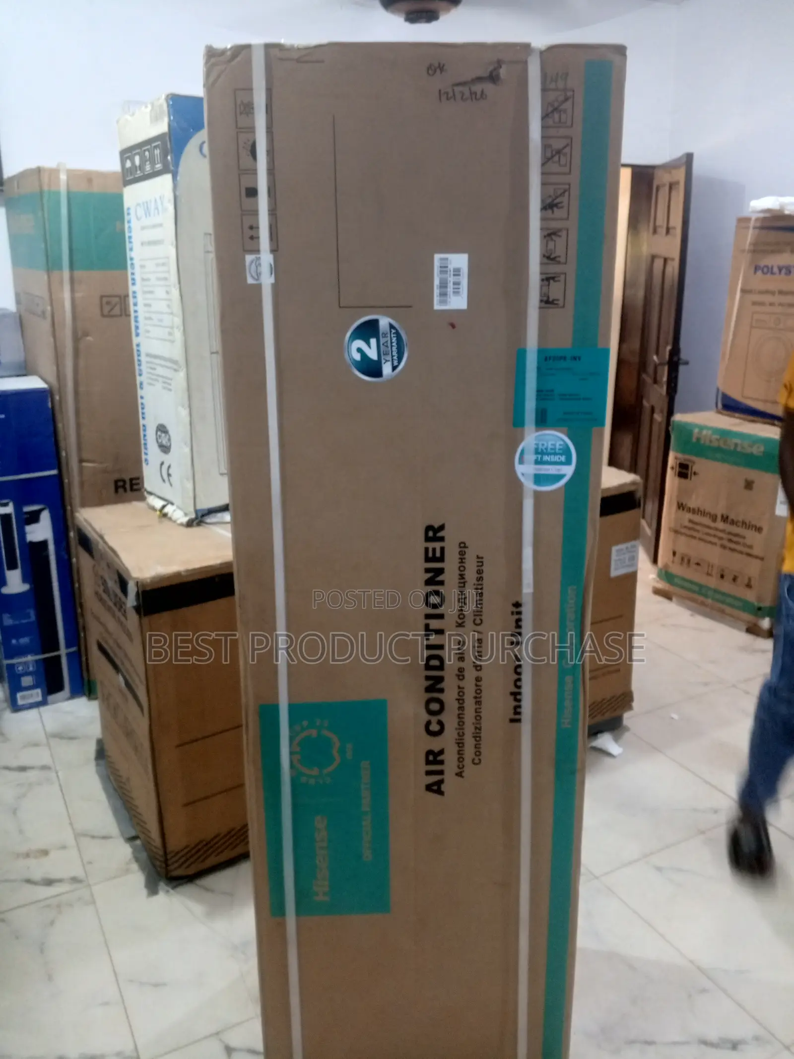 2 Ton Hisense Standing Ac Inverter - Silent Operation