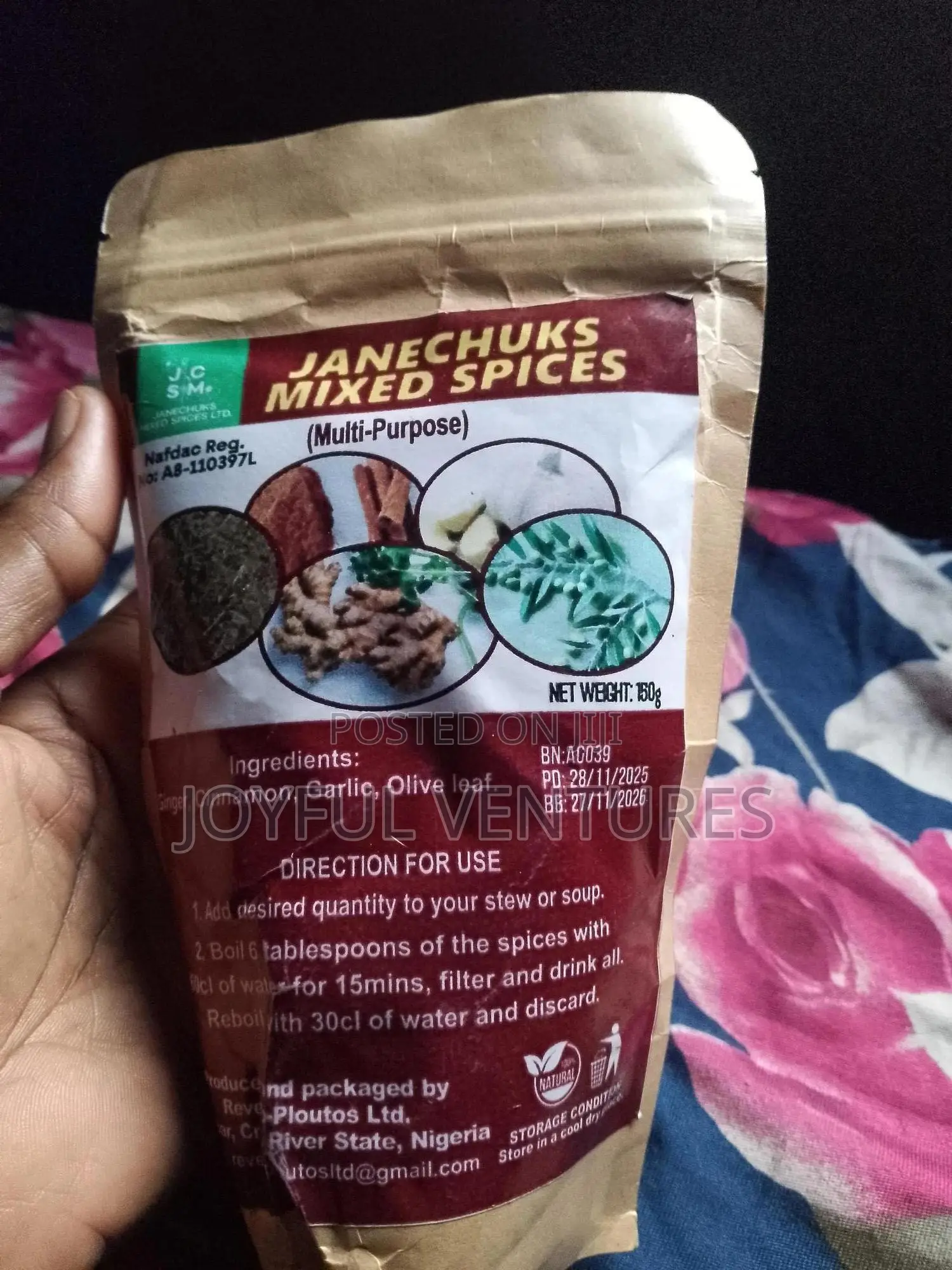 Multi -purpose Janechuks Mixed Spices
