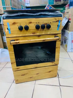 Maxi 60 by 60 3gas Burner, 1electric 1 Oven. 5yrs Waranty
