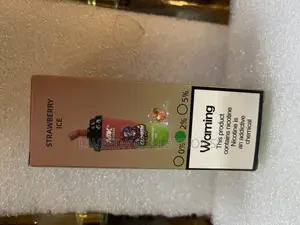 Maskking Mak Ak 8000 Disposable Vape in the "Strawberry Ice" Flavor